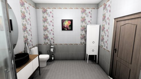 Керамическая плитка Kerama Marazzi Ломбардиа белый матовая 500х400х8мм панно VT/A162/2x/6397 рис 3