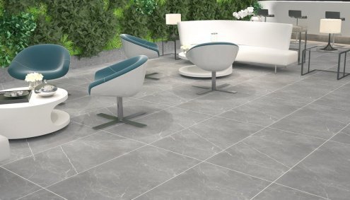Керамогранит Ocean Ceramic Iran цвет: Arion Gray Dark, поверхность: Матовая размер: 597х1197х20мм, рядовая плитка IRN000030 рис 2