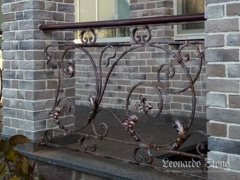Искусственный камень угловой Leonardo Stone Дижон 403 серый рис 6