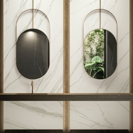 Керамогранит Italon Metropolis Calacatta Gold naturale/rettificato 1600х800х9мм рядовая плитка 610010002340 рис 2