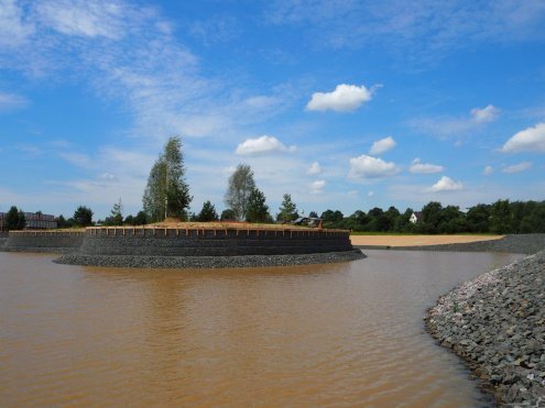 Мембрана для водоемов Carlisle SynTec PondLiner GeoEPDM, цвет: черный, в рулонах (толщина 1,02мм, размер: 3,05х30,48м, 92,964м2), арт.300268 рис 7