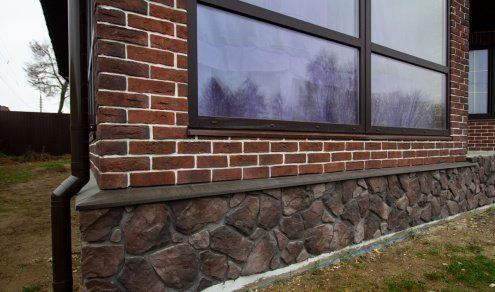 Искусственный камень плоский Leonardo Stone Бергамо 742 коричневый рис 3