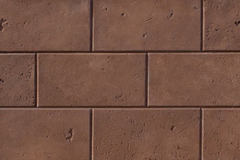 Искусственный камень плоский Eco Stone Кастелло 400 07-06 коричневый рис 1