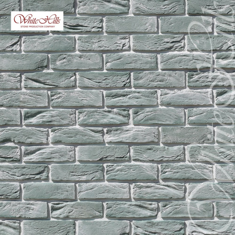 Искусственный камень угловой White Hills Торн Брик 326-05 зеленый рис 1