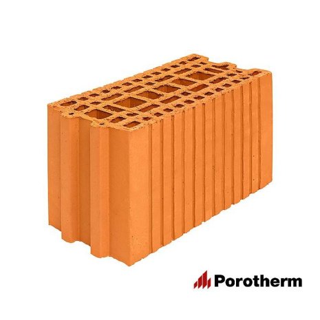 Керамический блок поризованный Porotherm 20 8,98 NF 200х400х219 М100 рис 1