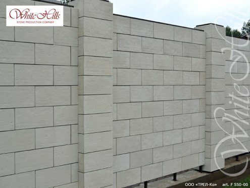 Искусственный камень для НФС White Hills "Тиволи" арт.F550-00, плоский элемент рис 4