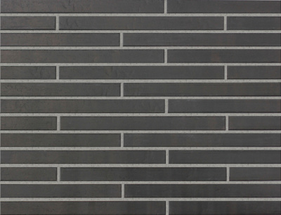 Керамическая плитка Kerastep Long Brick EK1049 149 Black 500х40х11 мм рядовая рис 5