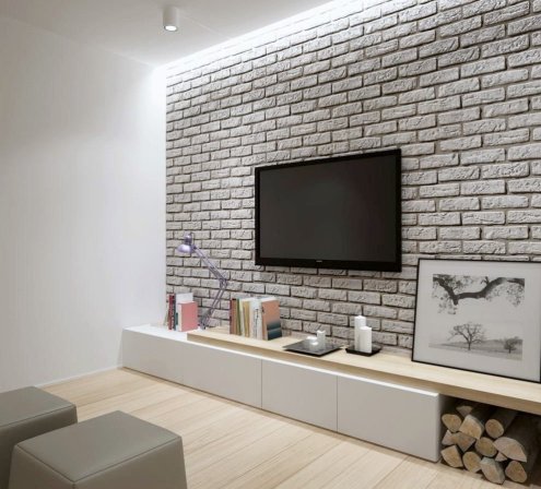 Искусственный камень плоский Eco Stone Монреаль 00-11 серый рис 3