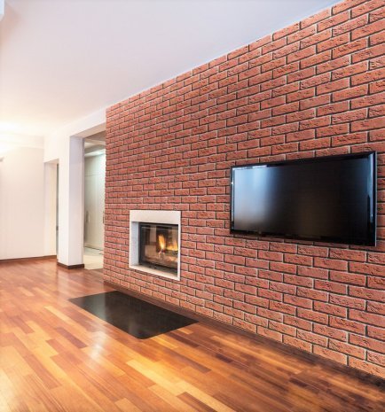 Искусственный камень плоский Eco Stone Сиэтл 17-12 красный рис 3