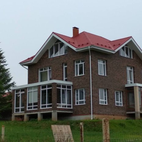 Искусственный камень плоский White Hills Лондон Брик 304-60 коричневый рис 3