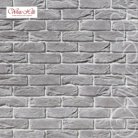 Искусственный камень угловой White Hills Торн Брик 327-15 серый рис 1