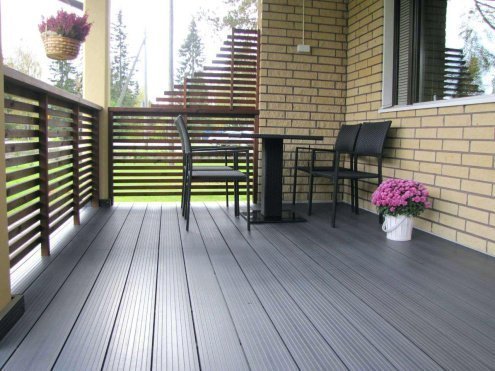 Террасная доска Terradeck Massive 3D, двухсторонняя (текстура:вельвет-гладкая), размер: 150*21*4000мм, цвет: черный рис 3