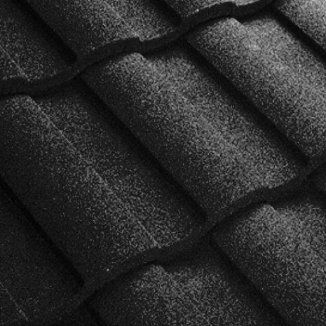 Композитная черепица гонт Metrotile MetroRoman черный с посыпкой 1280х410 мм рис 1