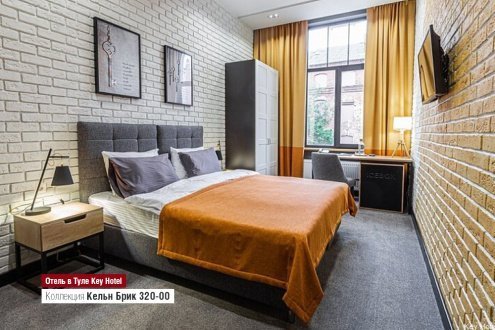Искусственный камень плоский White Hills Кельн Брик 320-00 белый рис 13