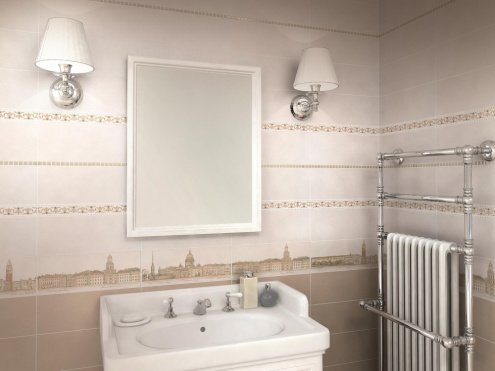 Керамическая плитка Kerama Marazzi Бисер светло-бежевый матовая 200х14х12мм бордюр карандаш POF011 рис 3