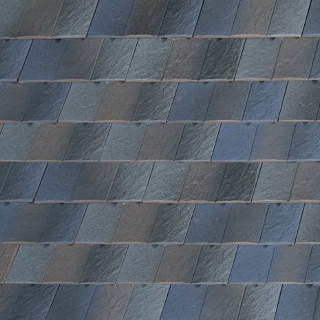 Керамическая черепица рядовая La Escandella Visum 3 idella grey klinker  ангоб 471х280 мм рис 1