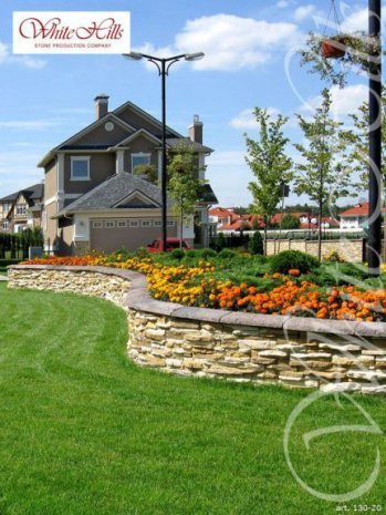 Искусственный камень плоский White Hills Уорд Хилл 130-20 бежевый рис 3