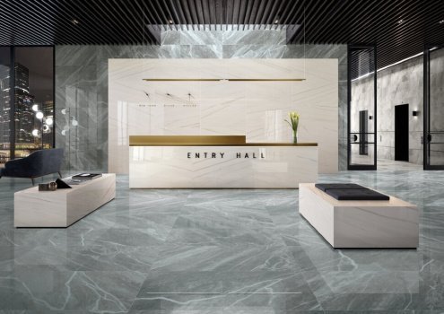 Керамогранит Italon Charme Extra Atlantic naturale/rettificato 1200х600х10мм рядовая плитка 610010001197 рис 2