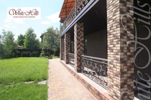 Искусственный камень угловой White Hills Алтен Брик 311-45 коричневый рис 3