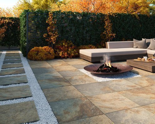 Керамогранит Paradyz Rustic Gold ретифицированная 600х600х20мм рядовая плитка - рис 2