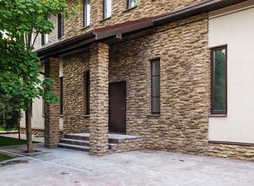 Искусственный камень плоский Leonardo Stone Леонардо 874 коричневый рис 5