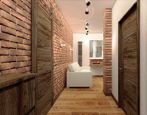 Искусственный камень плоский White Hills Кельн Брик 323-40 коричневый рис 3