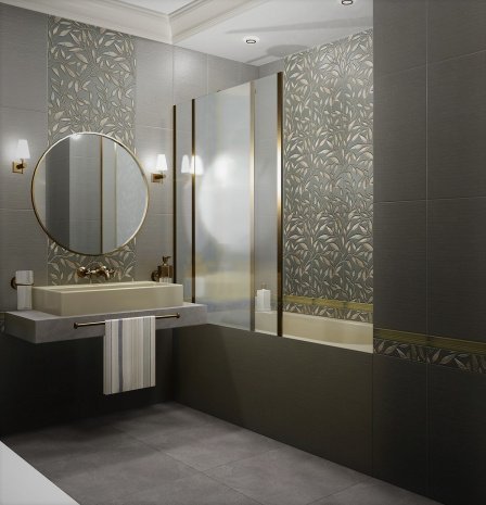 Керамическая плитка Kerama Marazzi Гинардо cерый матовая 600х300х9мм декор OS/B10/11037R рис 2