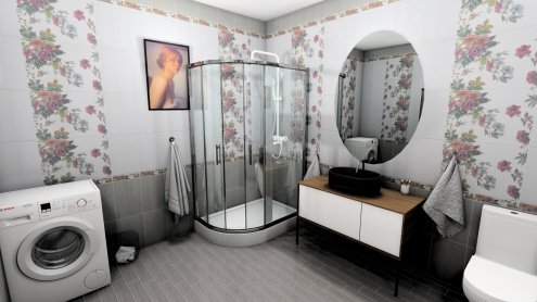 Керамическая плитка Kerama Marazzi Ломбардиа белый матовая 500х400х8мм панно VT/A162/2x/6397 рис 2