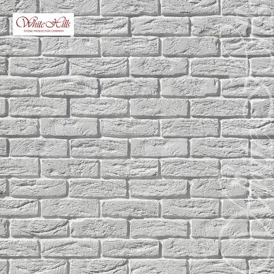 Искусственный камень плоский White Hills Линц Брик 365-00 белый рис 1