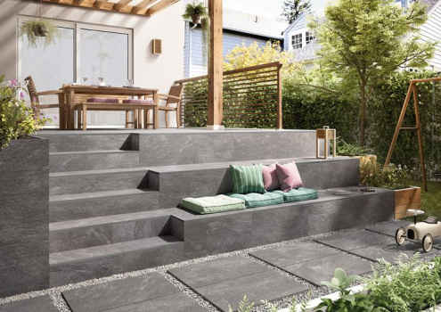 Керамогранит Lifebrick Blanche Anthracite strutturato/rettificato 900х600х20 мм рядовая плитка 09Bl.Anthracite рис 2