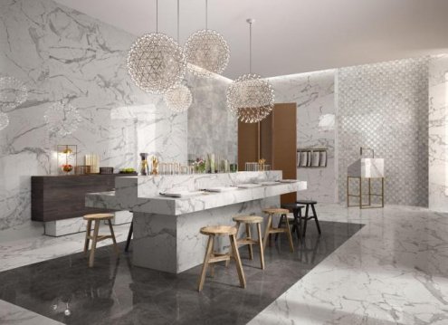 Керамогранит Italon CHARME EVO FLOOR PROJECT Statuario cerato/rettificato 600х300х10мм рядовая плитка 610015000235 рис 3