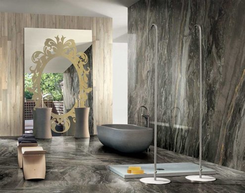Керамогранит Rex Ceramiche Prexious of Rex Dream Arabe Glo полированная 2400х1200х6мм рядовая плитка 756287 рис 2
