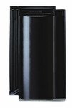 Керамическая черепица рядовая Creaton Optima finesse schwarz  глазурь 441х262 мм рис 2