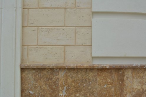 Искусственный камень плоский Eco Stone Кастелло 500 13 бежевый рис 2