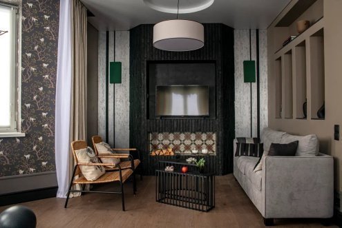 Искусственный камень плоский White Hills Бран Брик 699-80 черный рис 2
