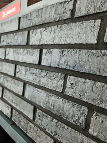 Искусственный камень плоский Lifebrick Клио 620 серый рис 2