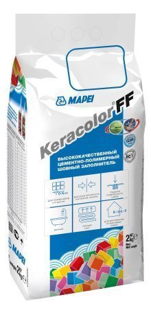Затирка для швов Mapei Keracolor FF, цвет: 181 - нефрит (мешок: 2кг) рис 1