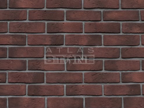 Искусственный камень плоский Atlas Stone Старый кирпич 506 коричневый рис 1