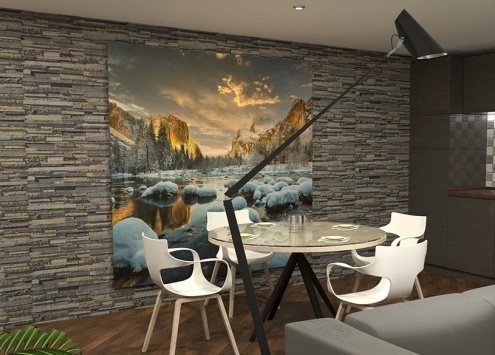 Искусственный камень плоский White Hills Сандерлэнд 170-80 серый рис 3