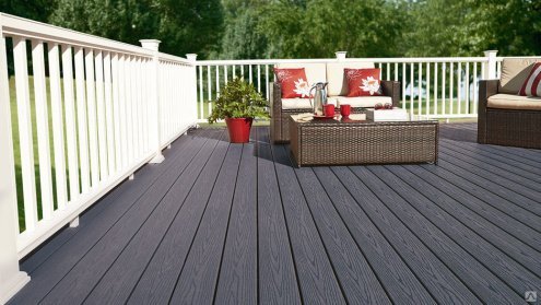 Террасная доска "UnoDeck Mogano", размер: 165*24*3000мм, цвет: черный рис 3