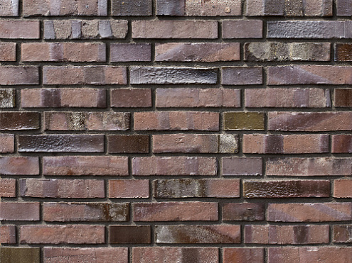 Кирпич ручной формовки Wittmunder Klinker Sortierung 120 М500 NF 240х115х71 мм под старину Blaubraun рис 1