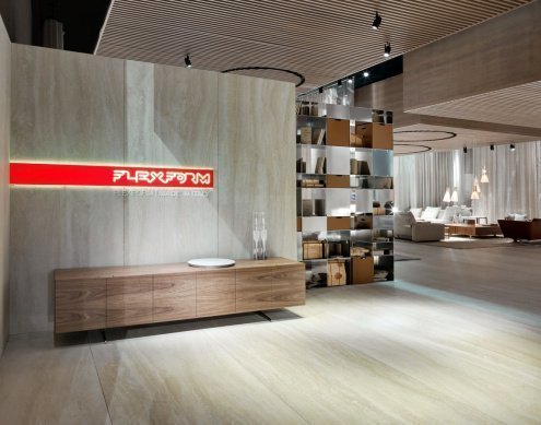 Керамогранит Laminam Russia I Naturali Marmi Travertino Navona bocciardato 3000х1000х5,6 мм рядовая плитка LAMF004959 рис 2