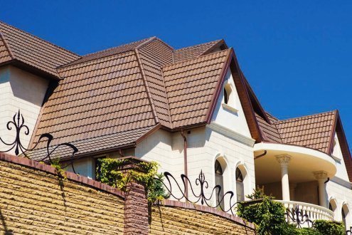 Композитная черепица гонт Metrotile MetroBond пустыня с посыпкой 1330х410 мм рис 3