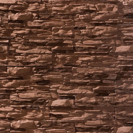 Искусственный камень плоский Leonardo Stone Леонардо 890 коричневый рис 1