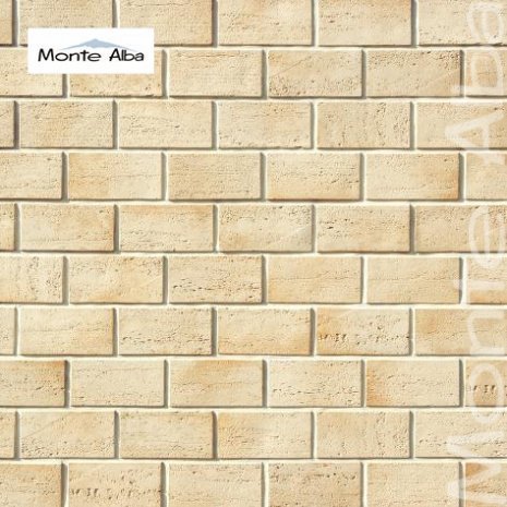Гипсовая плитка плоская Monte Alba Монте Кьяро A465-20 бежевый рис 1