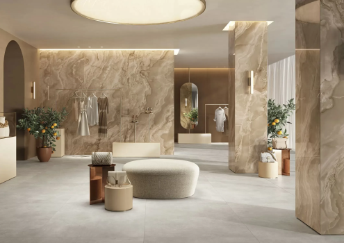 Керамогранит Ava Ceramica Onice Iride Ambra lappato 2800х1200х6 мм рядовая плитка 173024 рис 2