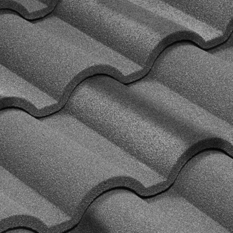 Композитная черепица гонт Metrotile Romana рустик с посыпкой 1165х415 мм рис 1