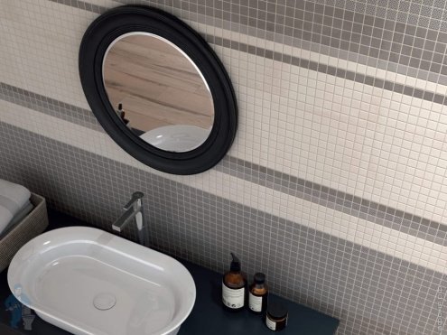 Керамическая плитка Kerama Marazzi Безана серый матовая 250х250х9мм декор мозаичный MM12137 рис 2
