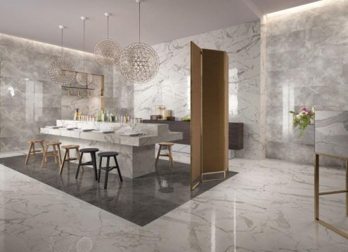 Керамогранит Italon CHARME EVO FLOOR PROJECT Calacatta cerato/rettificato 600х300х10мм рядовая плитка 610015000236 рис 3