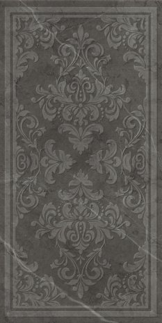 Керамогранит Italon CHARME EVO FLOOR PROJECT Antracite cerato/rettificato 600х300х10мм вставка Broccato 610080000200 рис 1